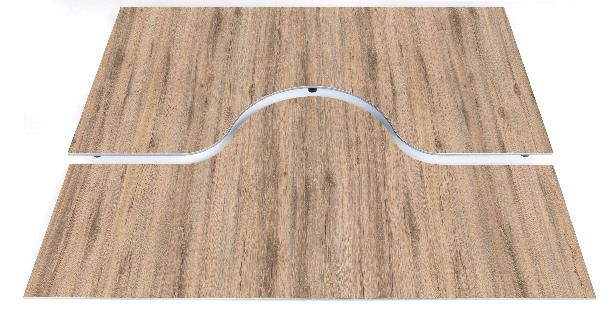 Thekenstufen-Set "Kurve" St. Tropez 816, 2-teilig, Abm.: 500 x 1000 x 6 mm Thekenstufen-Set "Kurve" St. Tropez 816, 2-teilig, Abm.: 500 x 1000 x 6 mm