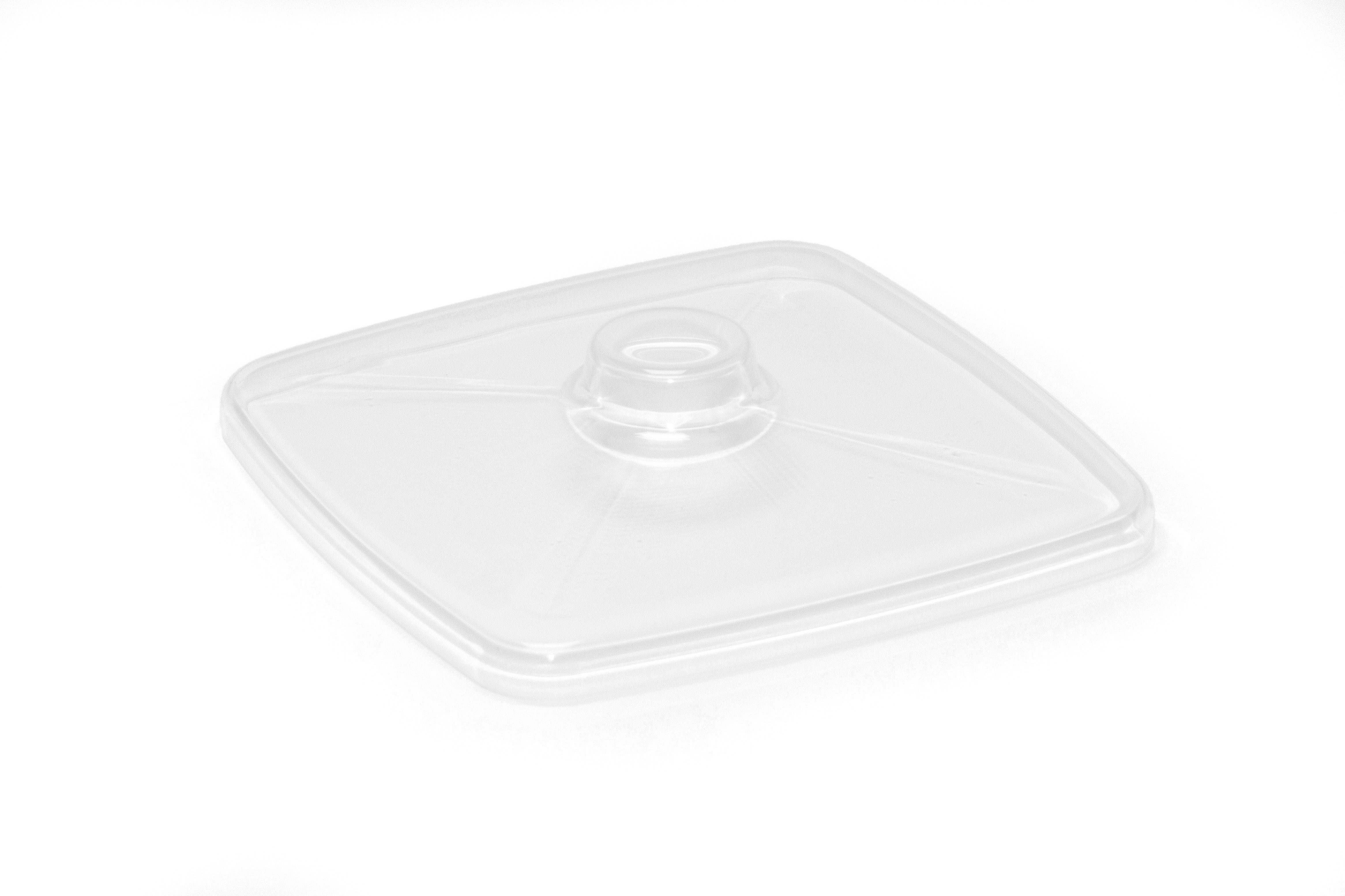 Deckel Classico transparent, Abm. ca. 20 x 20 x 4,3 cm