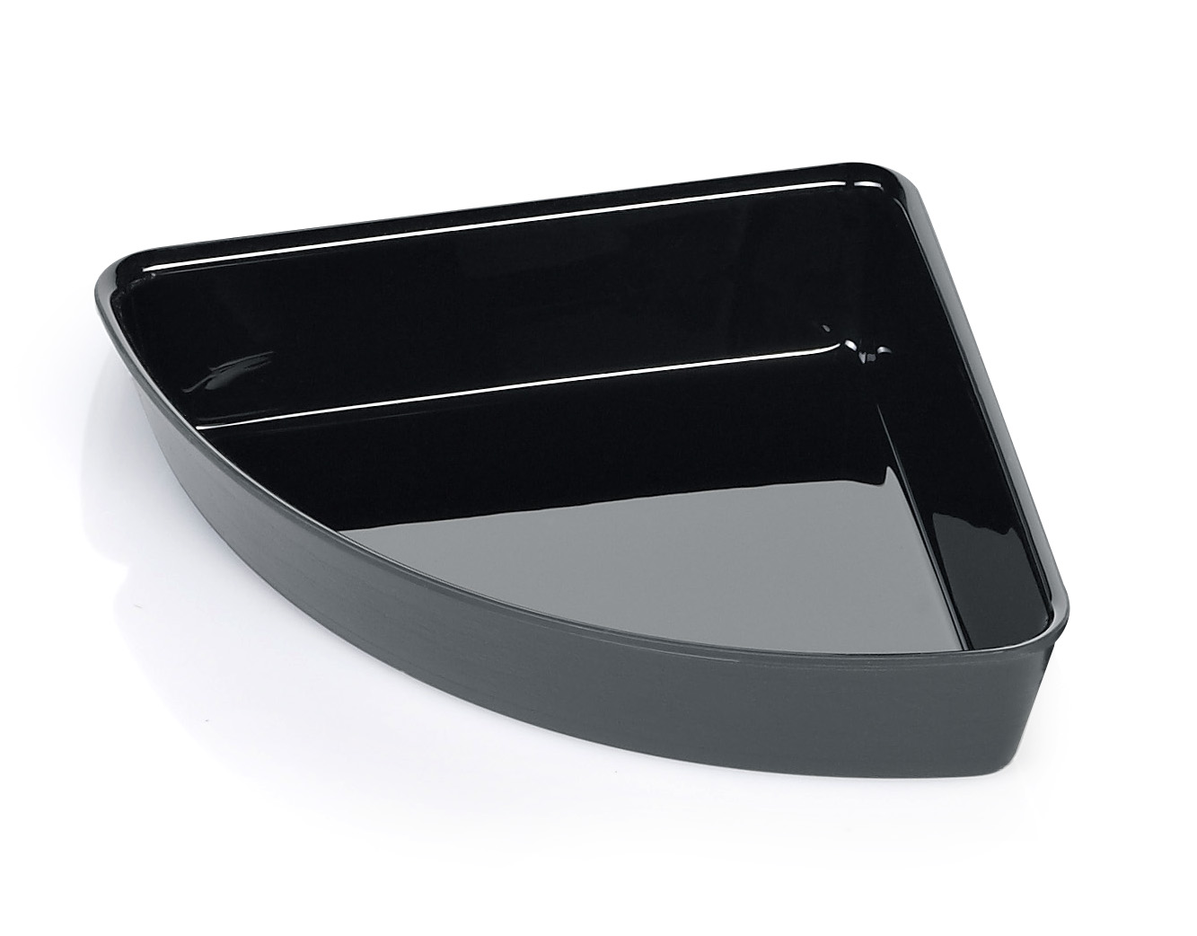 Auslageschale Zentrum RON-1/4-Kreis schwarz, Abm.: ca. 21x21x5 cm, mit Rand Auslageschale Zentrum RON-1/4-Kreis schwarz, Abm.: ca. 21x21x5 cm, mit Rand