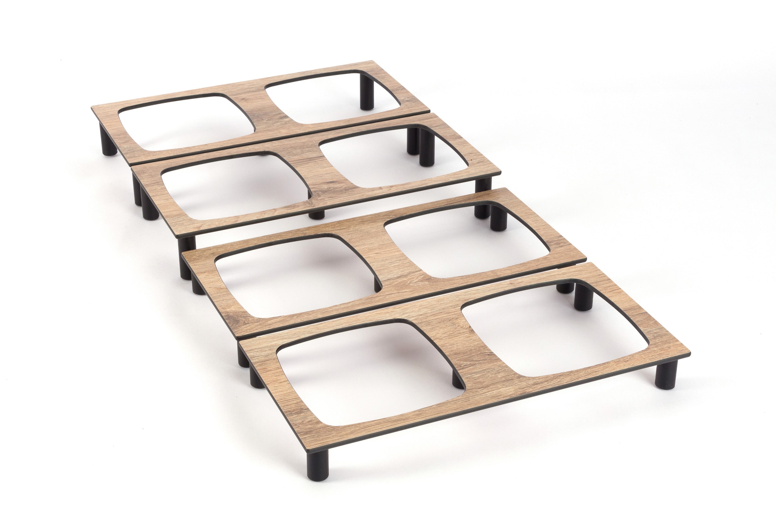 Thekenstufen-Set "Classico", St. Tropez 816, Abm. 420 x 200 x 6 cm, 4-teilig