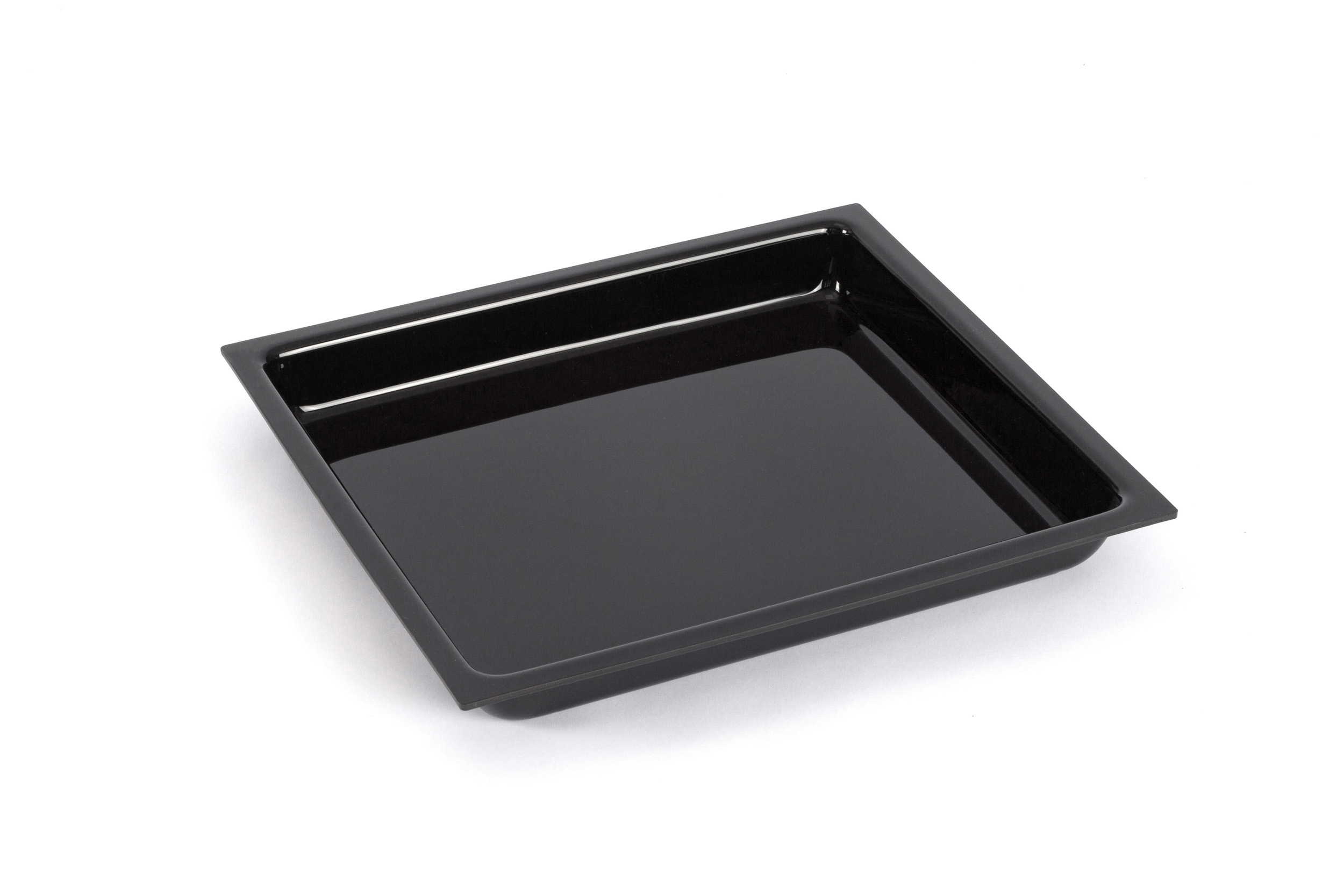 Auslageplatte GN 2/3 ABS-schwarz, Abm.: 35,2x32,5x4 cm