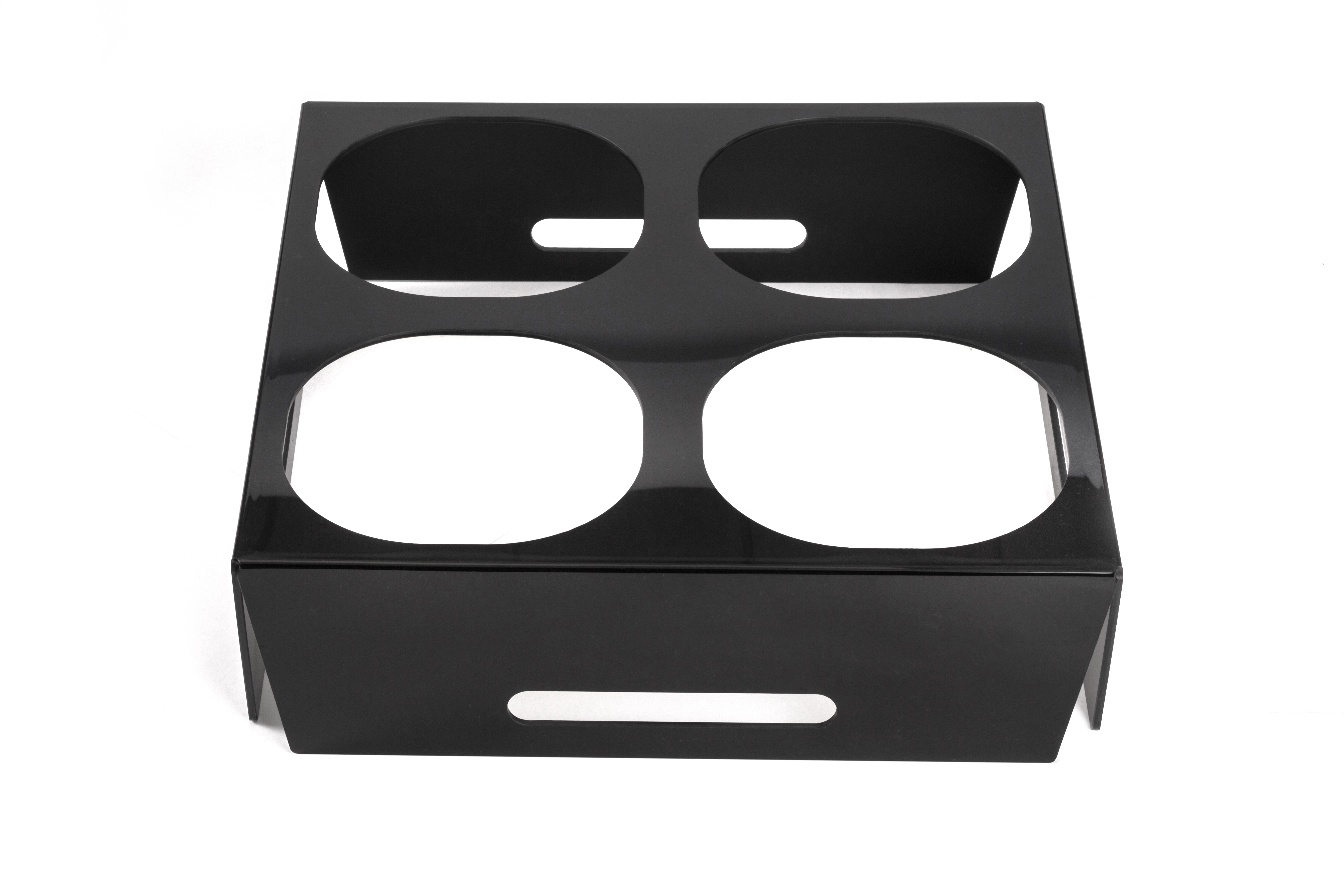 Thekenpräsenter K4, Abm.: ca. 40x40x11 cm schwarz