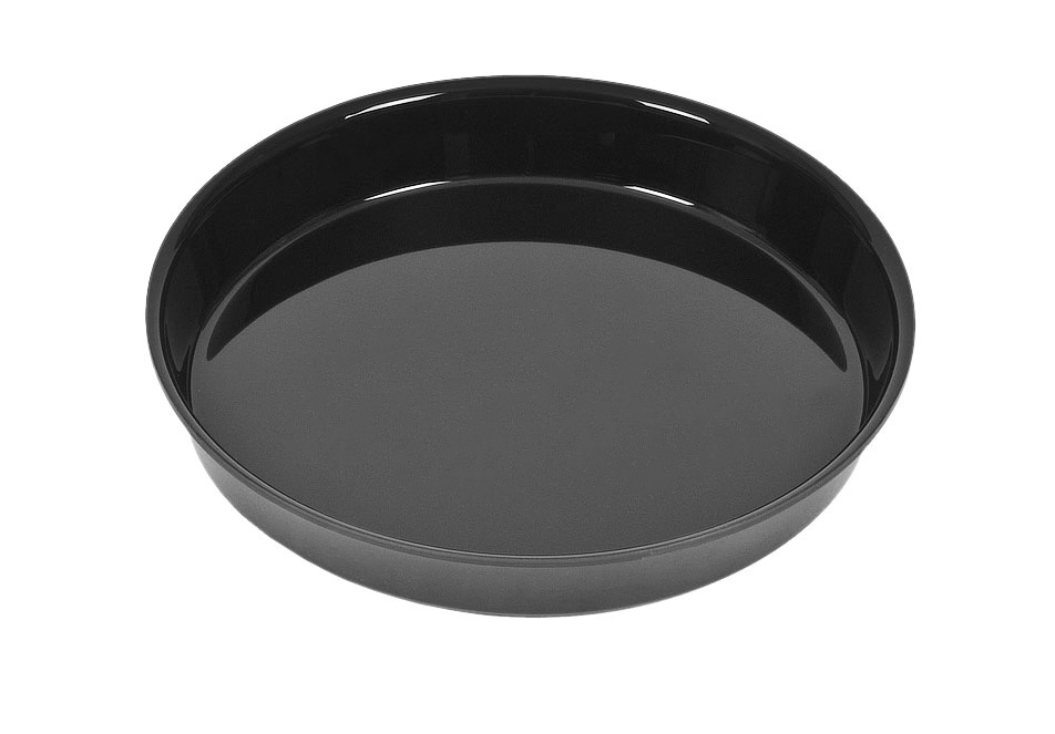 Platte rund ABS-schwarz, Abm.: ca. 28 cm drm. x 2 cm mit Rand Platte rund ABS-schwarz, Abm.: ca. 28 cm drm. x 2 cm mit Rand