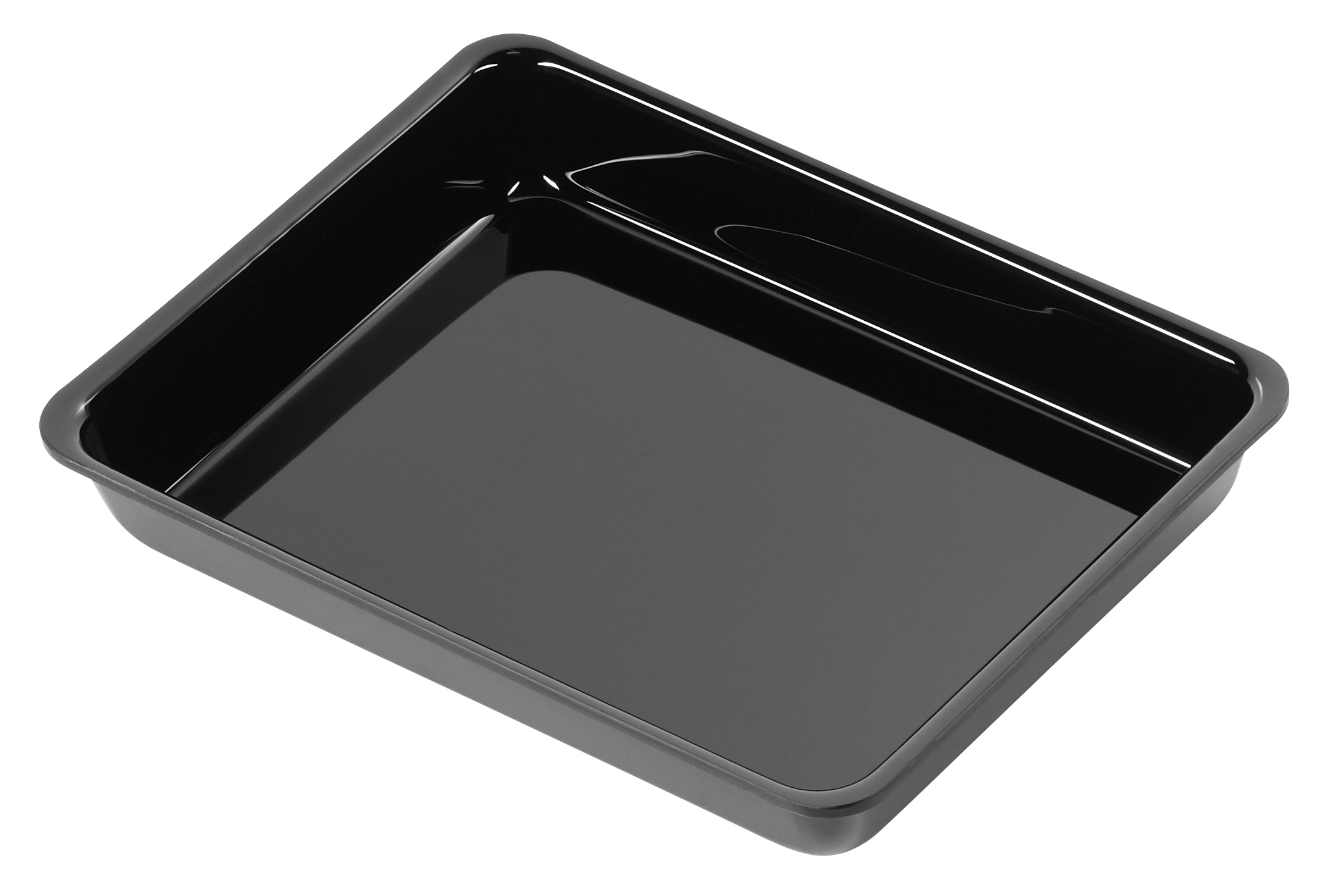 Auslageschale ABS-schwarz, Abm.: ca.29x22x4 cm, mit Rand