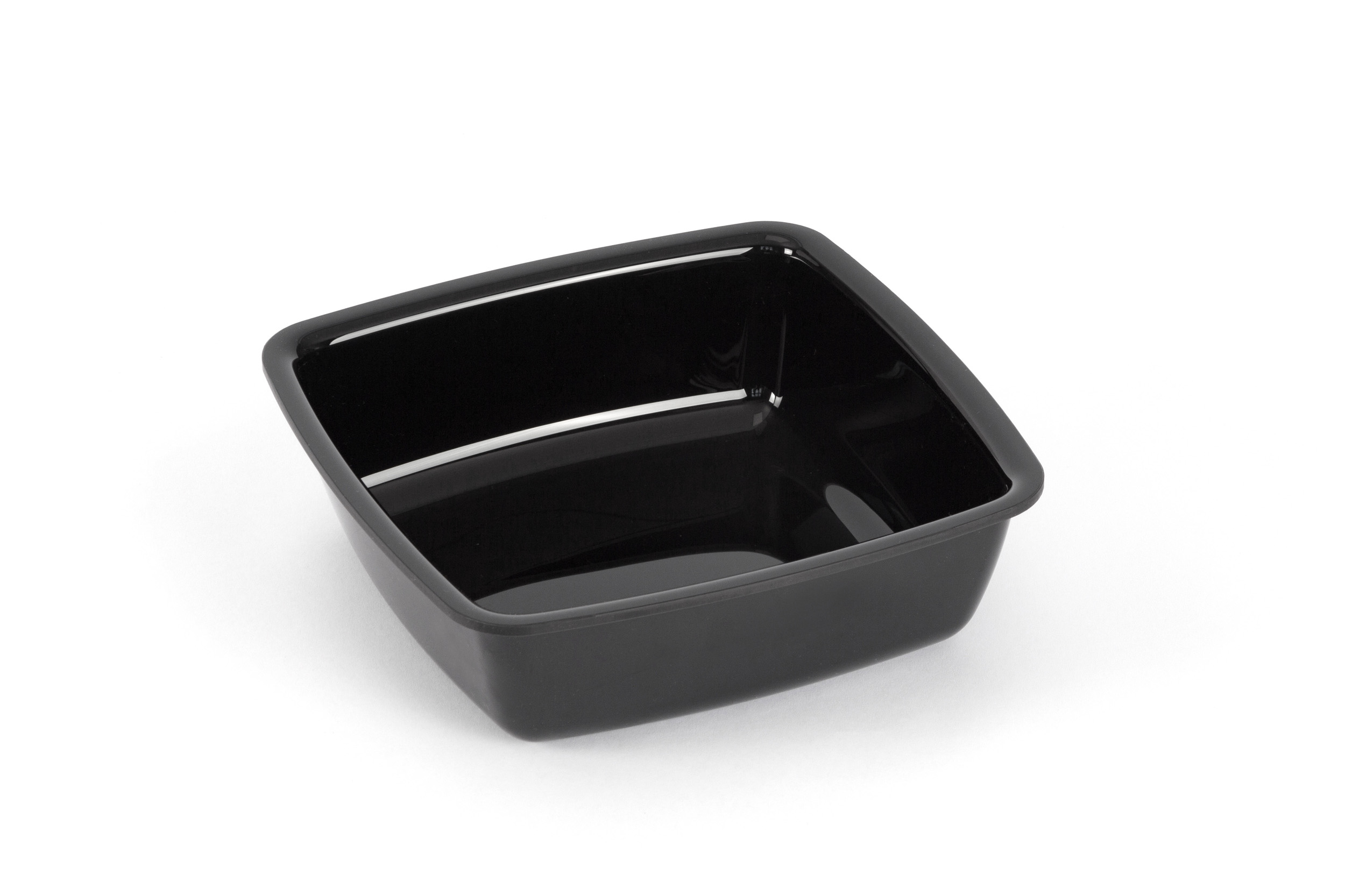 Auslageschale Classico 6 schwarz, Abm. ca. 20 x 20 x 6 cm mit Rand