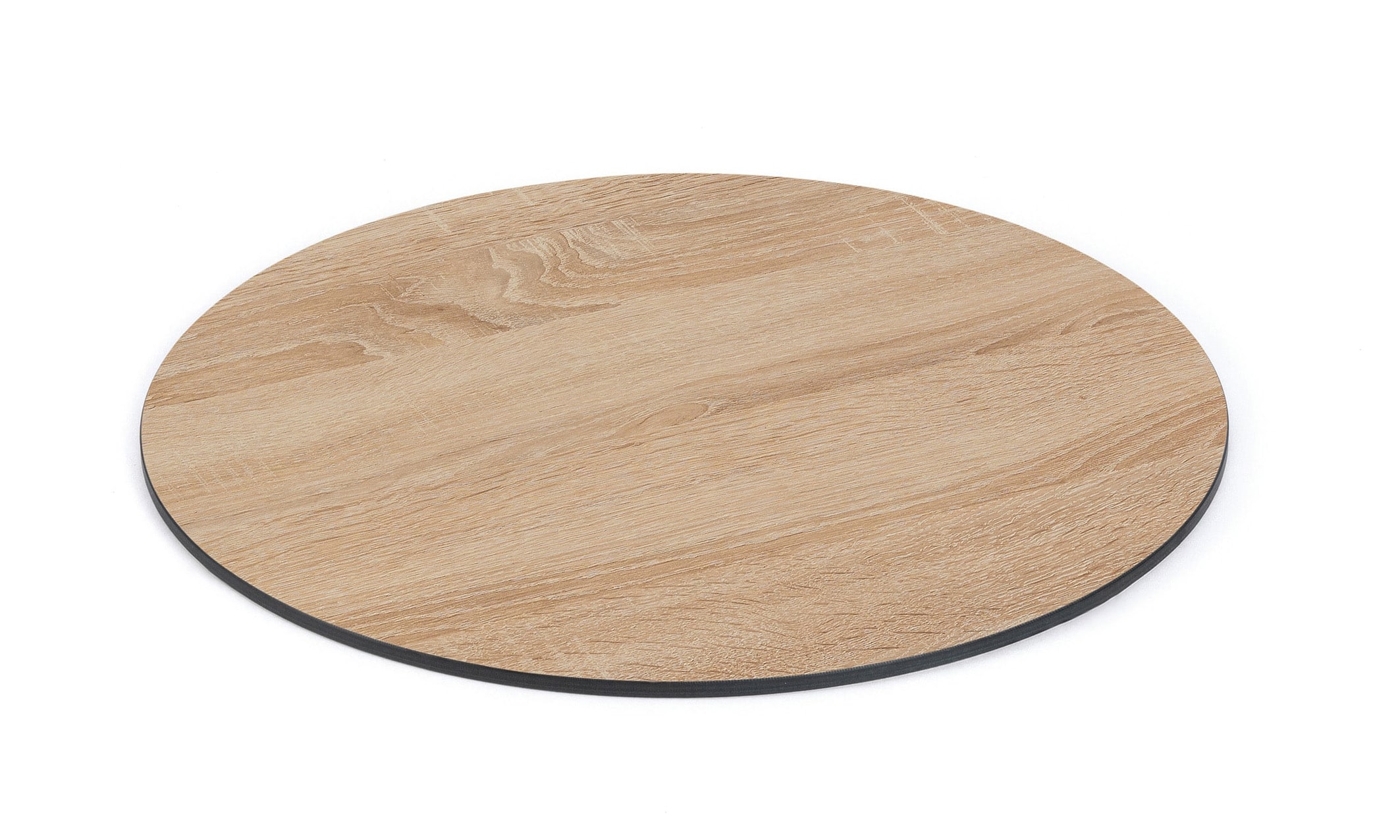 Rundplatte Holzdekor, Drm. 400 x 6 mm
