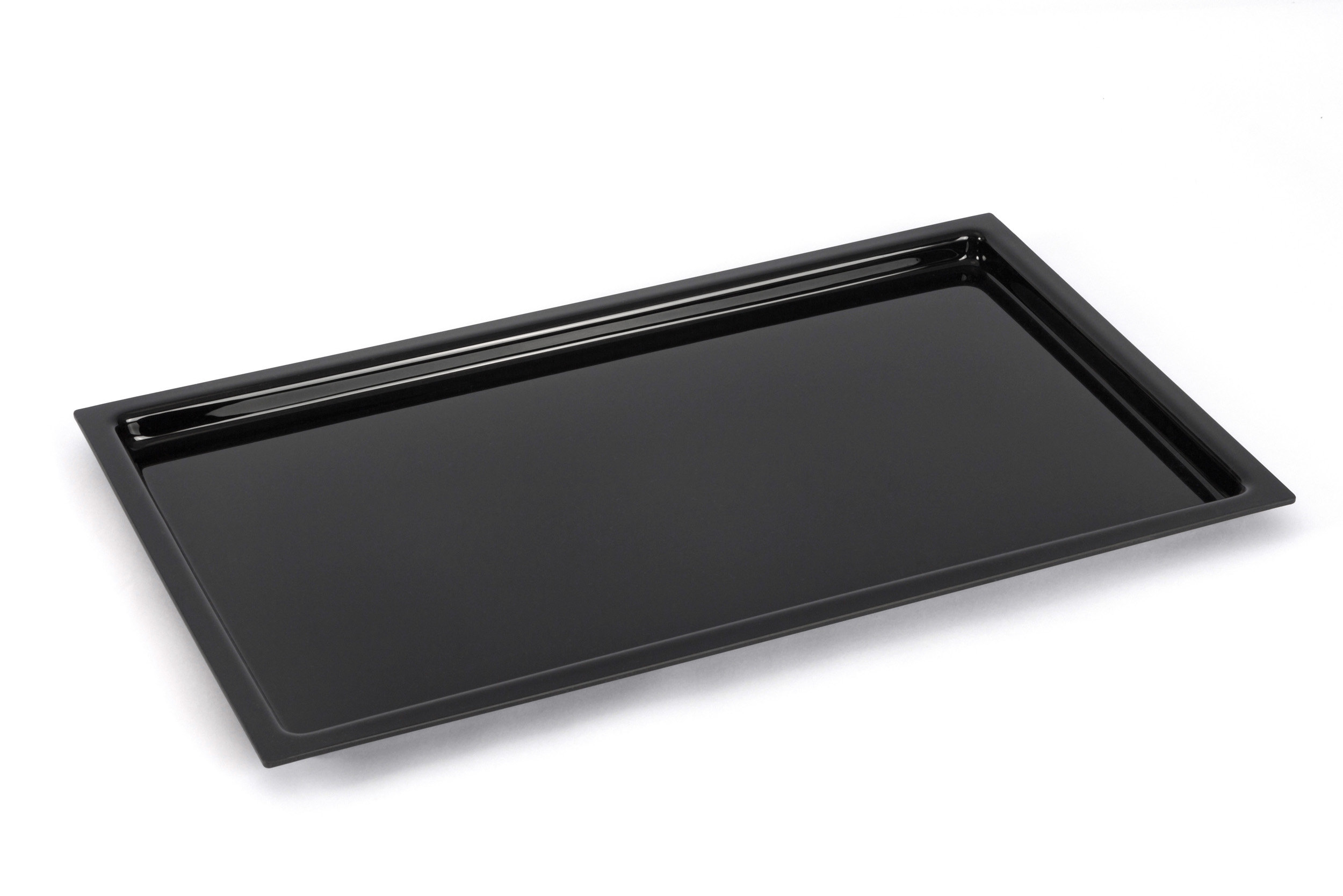Auslageplatte GN 1/1 ABS, schwarz, Abm.: 53x32,5x2 cm