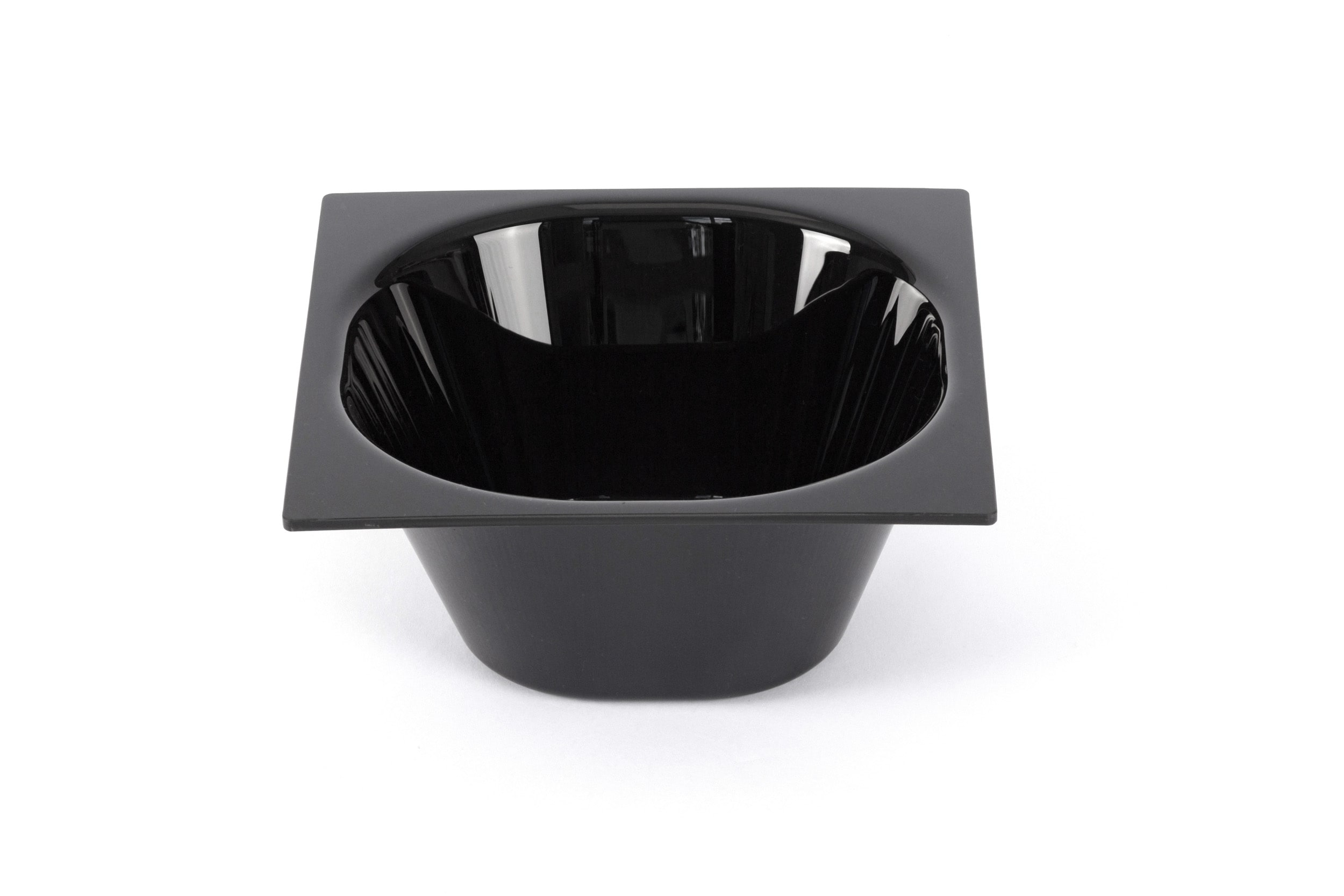 Auslageschale für Thekenpräsenter, Abm.: ca. 18,5 x 18,5 x 8 cm schwarz mit Rand Auslageschale für Thekenpräsenter, Abm.: ca. 18,5 x 18,5 x 8 cm schwarz mit Rand