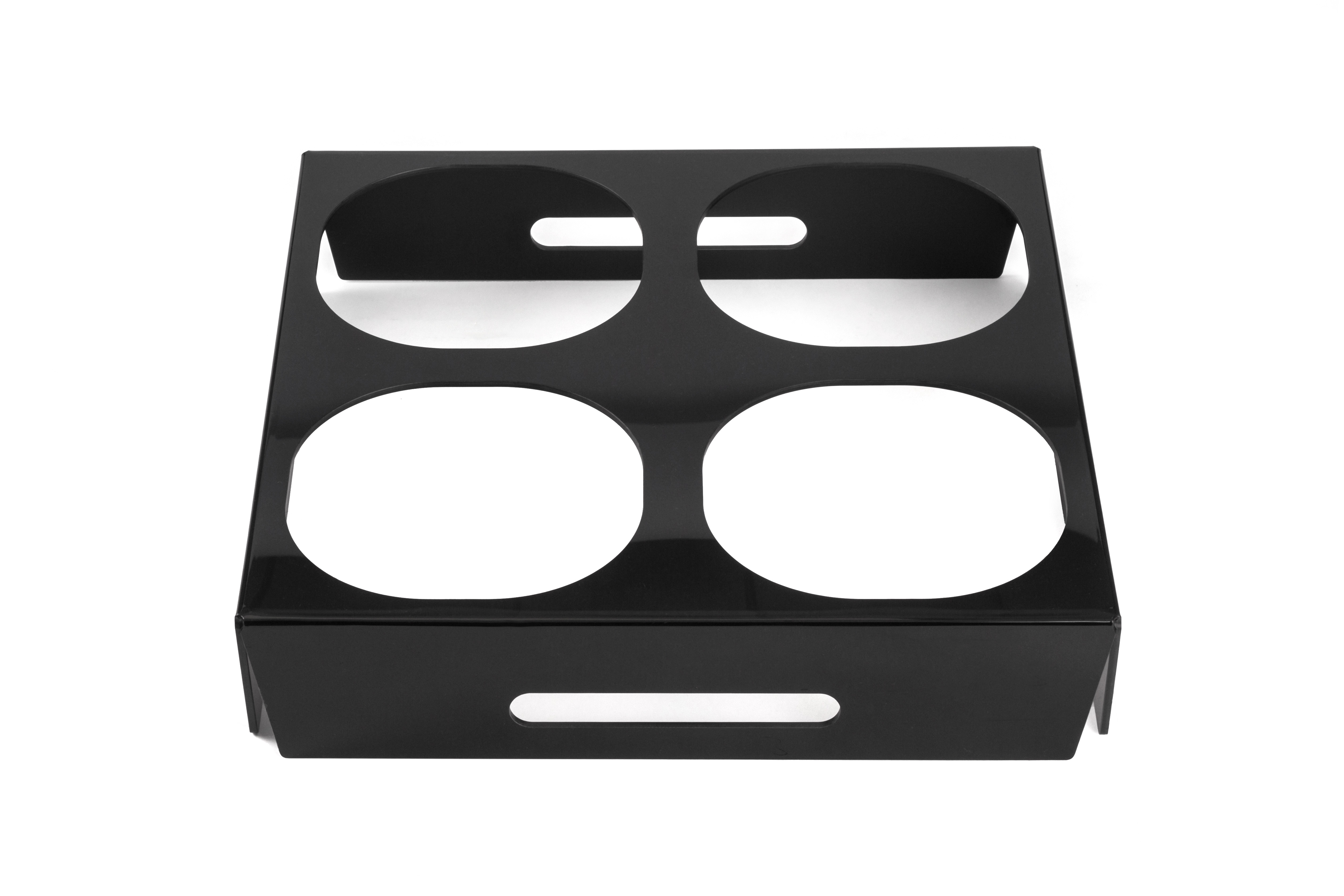 Thekenpräsenter K4, Abm.: ca. 40x40x8 cm schwarz